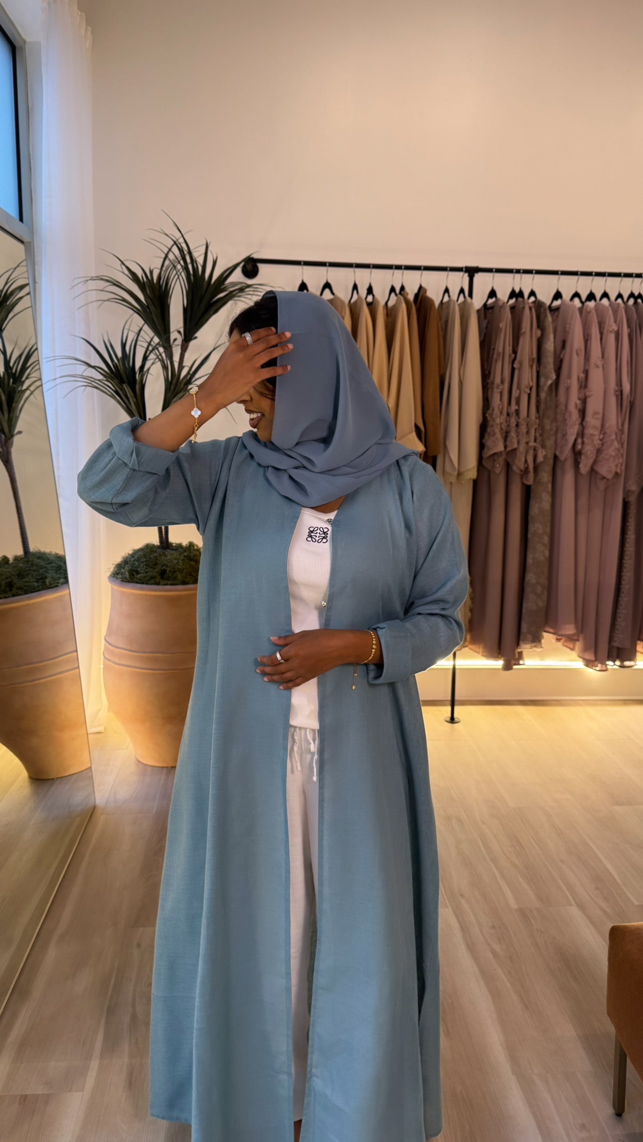 BABY BLUE LINEN